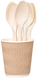 Cucharas biocompostables