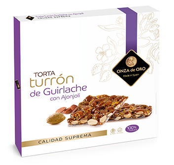 Torta Turrón de Guirlache con Ajonjolí