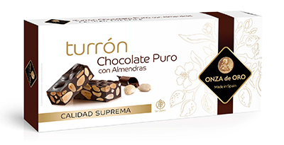 Turrón Chocolate Puro con Almendras