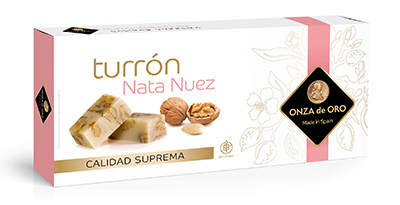 Turrón Nata Nueces